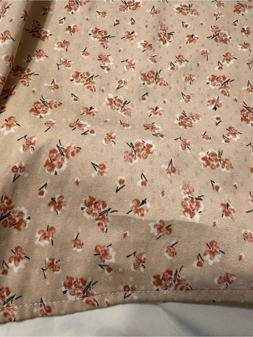 Madewell Women's Floral V-Neck Long-Sleeve Blouse - Size XXL